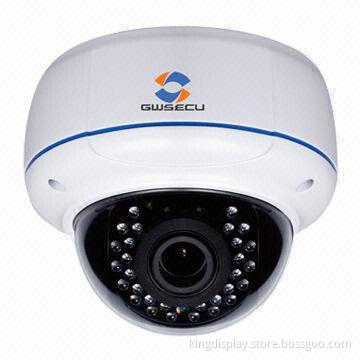 IP Speed Dome Camera, 2.0MP Water-proof and Vandal-proof IK10 ICR 1080P LEDs Length 20m